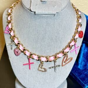 Betsey Johnson Sweet XO Valentine’s Day Necklace